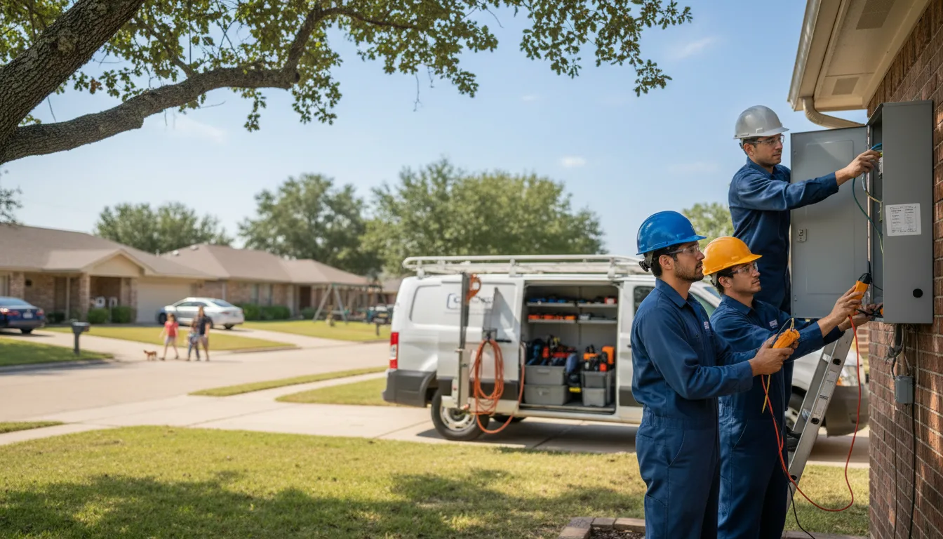 Emergency electrical repair services provided by licensed electricians in Illinois